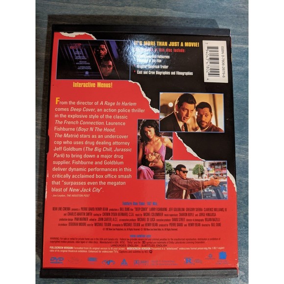 Deep Cover DVD - Picture 2 of 3